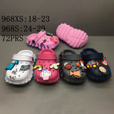 cartoon kids clogs sandals， slides sandals