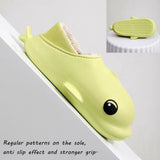 dolphin plush home slippers