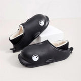 dolphin plush home slippers